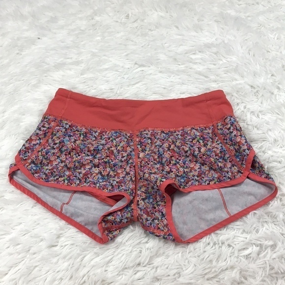 🔥$SALE$🔥 Lululemon Run: Speed Short Prism Petal Multi - Picture 1 of 9